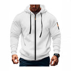 Full-Zip Cargo Hoodie