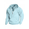 Half-Zip Hooded Sweatshirt
