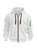 Full-Zip Cargo Hoodie