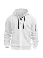 Full-Zip Cargo Hoodie