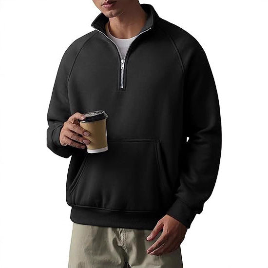 Half-Zip Raglan Pullover